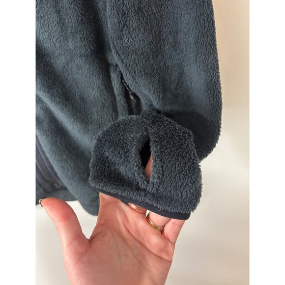 LL Bean Women Fleece‎ Jacket Full Zip Pockets Black Size M Reg - Picture 4 of 8